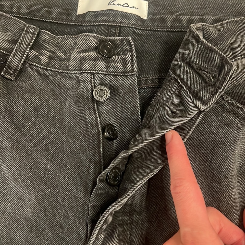 KanCan Black Distressed Women Jeans - Picture 3 of 5